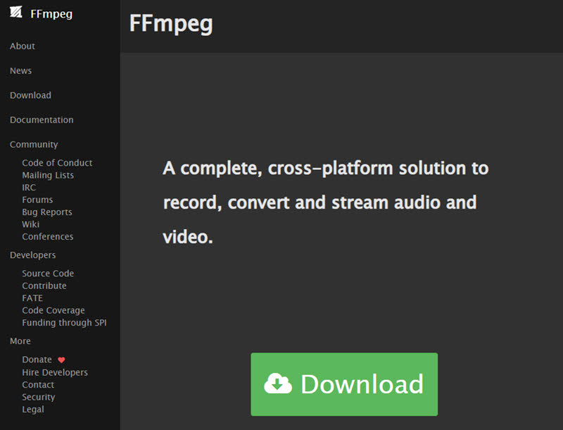 FFmpegでAACをMP3に変換
