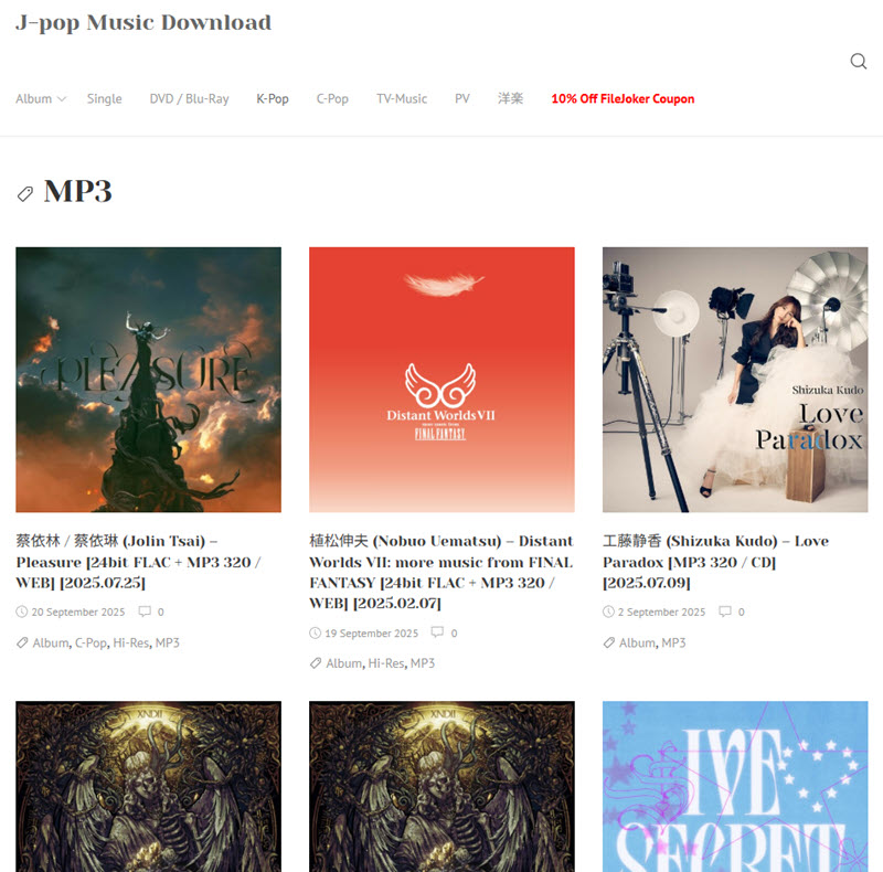 J-pop Music Downloadでダウンロード