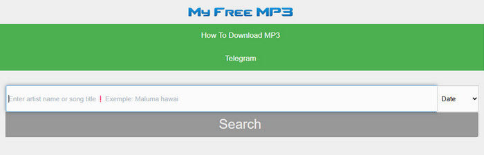 MyFreeMp3で音楽をパソコンにダウンロード