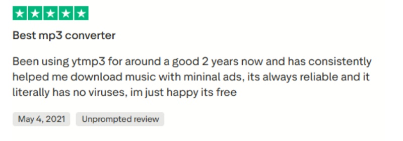 好意的なレビュー