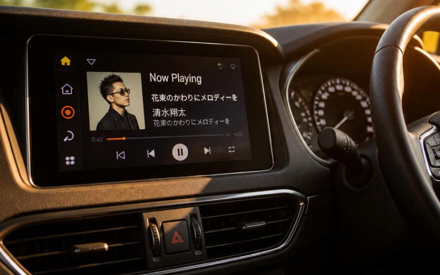 車内で音楽を楽しみたい